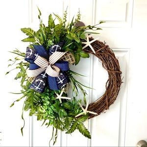 **SOLD**Nautical Grapevine Wreath